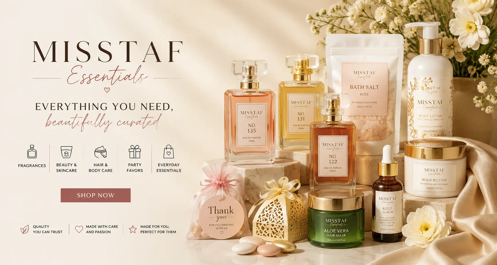 Misstaf Essentials: everything you need, beautifully curated