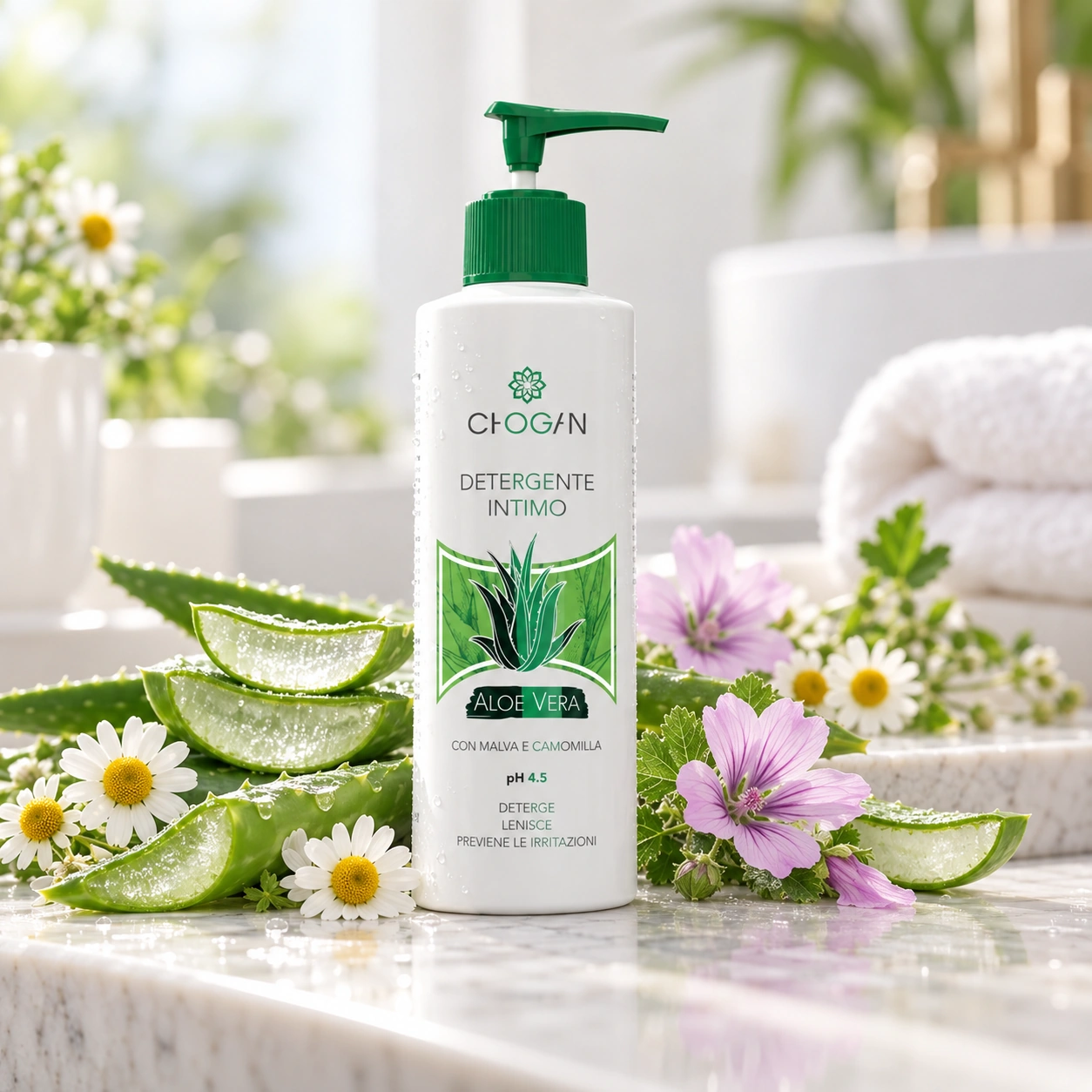 Organic Aloe Vera intimate cleanser with Mallow and Chamomile thumbnail